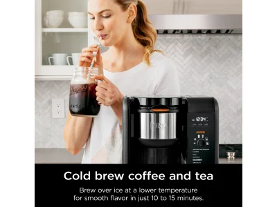 Ninja Hot and Cold Brewed System® with Thermal Carafe Coffee u0026 Tea Makers -  Ninja