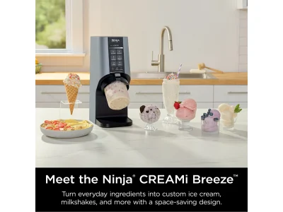 NinjaÂ® CREAMi Breezeâ„¢ 7-in-1 Ice Cream Maker Ice Cream Makers - Ninja