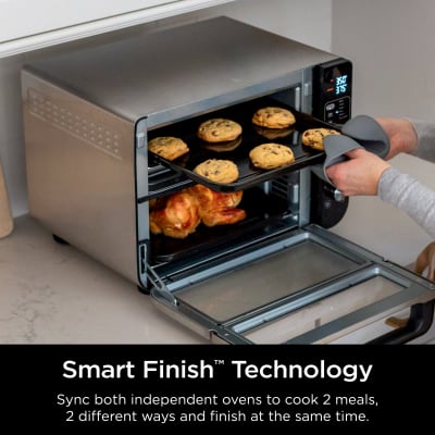 Ninja 12-in-1 Smart Double Oven with FlexDoor | DCT451