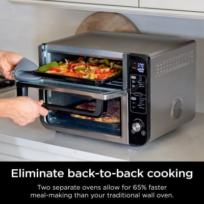 Ninja DCT401 12-in-1 Double Oven with FlexDoor