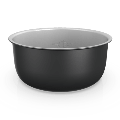 Ninja Official Nano-Ceramic Inner Pot for Foodi [4132J301UKE] Compatible  with Ninja Foodi AG301, Black