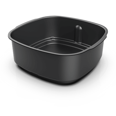 Ninja 4140 J301 Uke Antihaft Gemüsetablett Foodi Grill & Heißluft Fritteuse Bakeware, Keramikbeschichtet, Schwarz