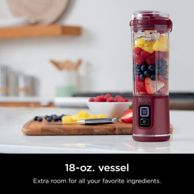 Ninja 18oz Blast Portable Personal Blender Cranberry Bc151cr : Target