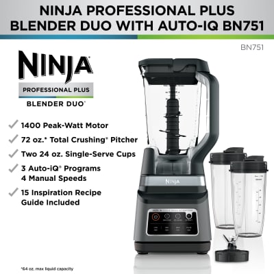 Ninja BL642 Nutri Blender Duo with Auto-iQ