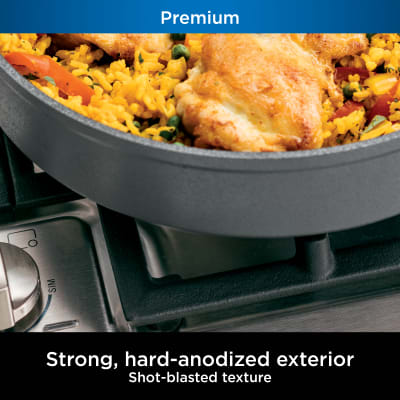 Premier™ Hard-Anodized Nonstick 12-Inch Frying Pan with Lid