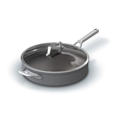 Ninja Foodi NeverStick Premium Hard-Anodized 5-Qt. Sauté Pan with Glass Lid