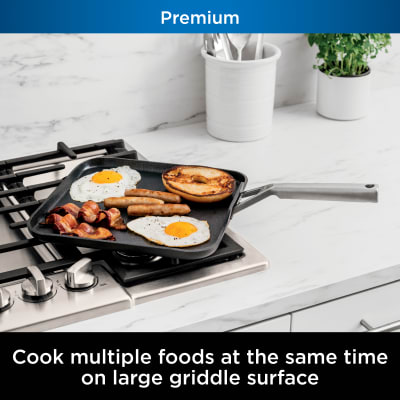 Ninja NeverStick™ Premium 11-Inch Square Griddle Pan NeverStick