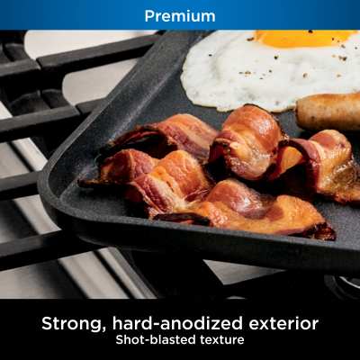 Ninja NeverStick™ Premium 11-Inch Square Griddle Pan NeverStick - Ninja