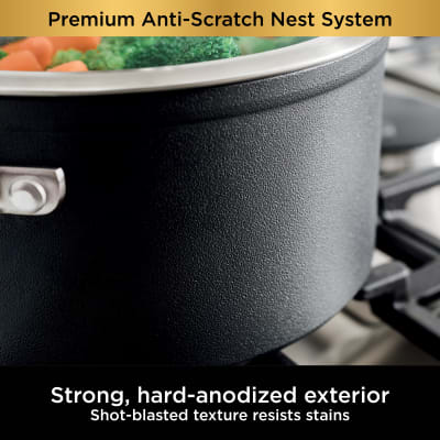 Ninja Foodi NeverStick Premium Anti-Scratch Nest System 5-Qt. Sauté Pan with Glass Lid