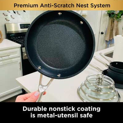 Best Buy: Ninja Foodi NeverStick Premium Nest System 10-Piece