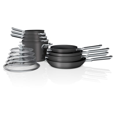 Ninja C39600 Foodi NeverStick Premium Hard-Anodized 13-Pieces Cookware Set,  Slate Grey 