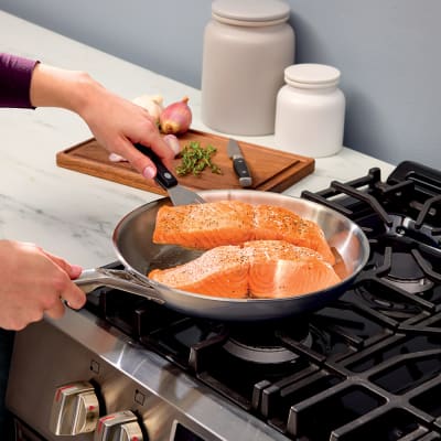 Ninja EverClad™ Commercial-Grade Stainless Steel Cookware 12-Piece Set Stainless Steel - Ninja