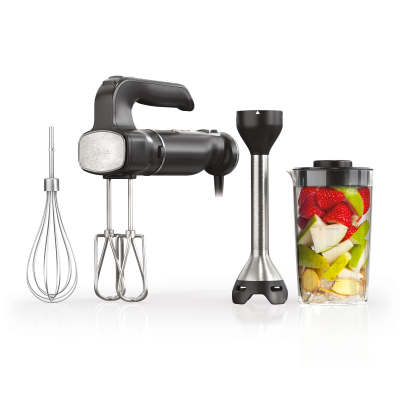 Ninja® Foodi® Power Mixer™ System Hand Blender and 5-Speed Hand Mixer Combo  Hand Blenders - Ninja