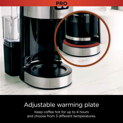 NINJA 12-Cup Stainless Steel Programmable Drip Coffee Maker (CE251