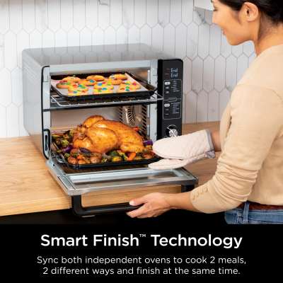 Ninja's New Countertop Double Oven Has 12 Convenient Cooking Functions