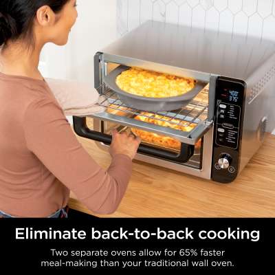 Ninja 12-in-1 Double Air Fry Oven with FlexDoor + Reviews