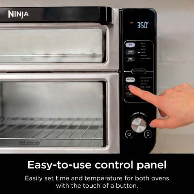 Ninja 12-in-1 Smart Double Oven with FlexDoor | DCT451