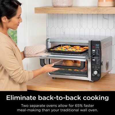 Ninja 12-in-1 Double Oven with FlexDoor and Recipe Guide