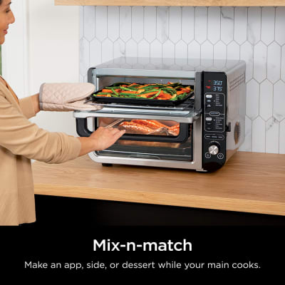 Ninja 12-in-1 Double Oven with FlexDoor and Recipe Guide - 21891424