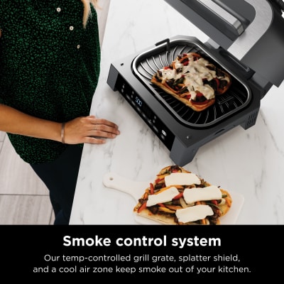 Ninja Foodi Smart XL 6-in-1 Grill & Air Fryer 12-in L x 9-in W Non-stick  Residential in the Indoor Grills department at