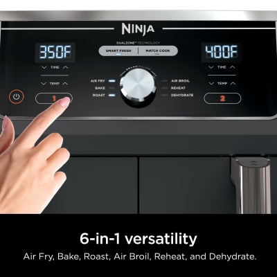 Ninja® Foodi® 6-in-1 10-qt. XL 2-Basket Air Fryer with DualZone™ Technology  Air Fryers - Ninja