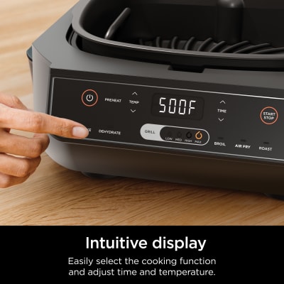 Ninja Foodi 6-qt Indoor Grill & Air Fryer with Recipes 