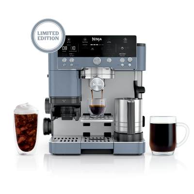 Ninja Luxe™ Café Premier 3 in 1 Espresso Drip Coffee & Cold Brew Maker (Trace Blue)