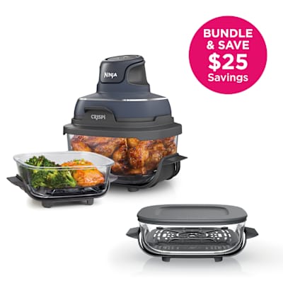 Ninja Crispi™ 4-in-1 Portable Glass Air Fryer Cooking System Cyberspace