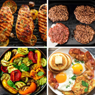 Ninja Sizzle Smokeless Indoor Grill and Griddle with Recipes - 21655571