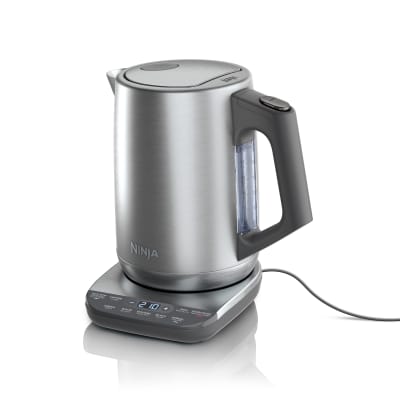  Ninja KT200BL Precision Temperature Electric Kettle, 1500  watts, BPA Free, Stainless, 7-Cup Capacity, Hold Temp Setting, Blue  Stainless: Home & Kitchen