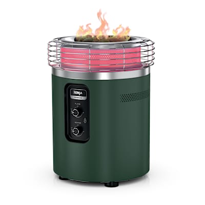 Ninja™ Fireside360™ Outdoor Propane Heater & Smokeless Fire Pit (Spruce Green)
