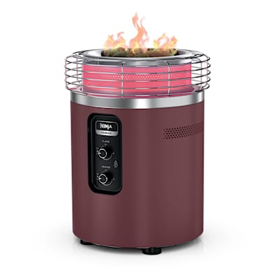 Ninja™ Fireside360™ Outdoor Propane Heater & Smokeless Fire Pit (Future Maroon)