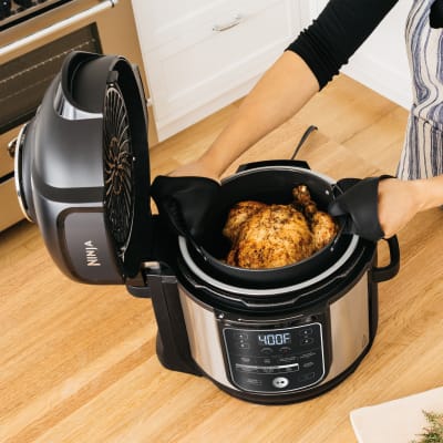 Ninja Foodi 10-in-1, 8 Quart XL Pressure Cooker Air Fryer Multicooker, Os401