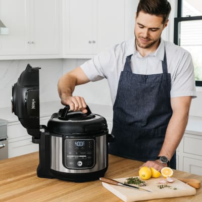 Ninja Foodi 10-in-1 8-Quart XL Pressure Cooker Air Fryer Multicooker,  Stainless, OS400 