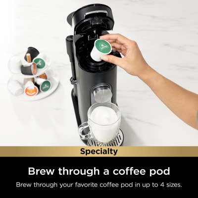 Ninja® PB051 Single-Serve Pods & Grounds Specialty Coffee Maker Coffee &  Tea Makers - Ninja