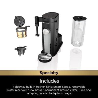 Ninja® PB051 Single-Serve Pods & Grounds Specialty Coffee Maker Coffee & Tea Makers - Ninja