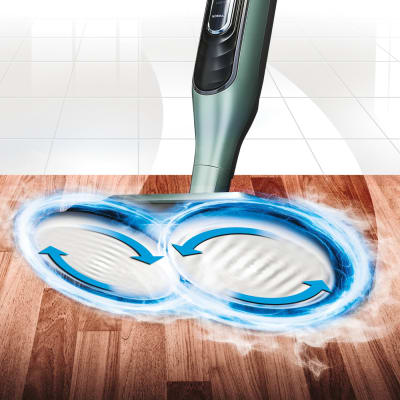 Shark S7000AMZ Steam Mop, Steam & Scrub All-in-One Scrubbing and  Sanitizing, Designed for Hard Floors, with 6 Dirt Grip Soft Scrub Washable  Pads & 2