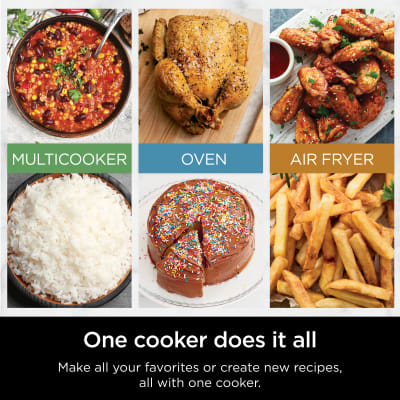 Ninja Combi All-In-One Multicooker, Oven & Air Fryer with Recipe Guide