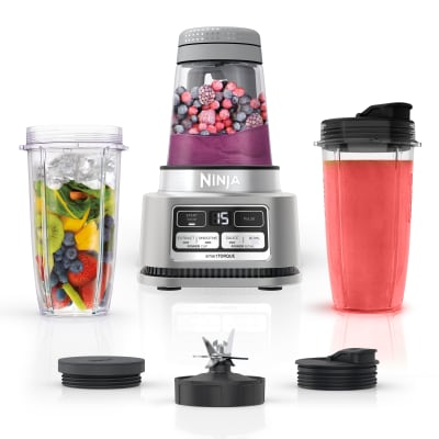  Ninja Nutri Personal Blender with 1000-Watt Auto-iQ Base to  Extract Nutrients for Smoothies, Juices and Shakes and 18, 24, and 32-Ounce  Cups (BL482): Home & Kitchen