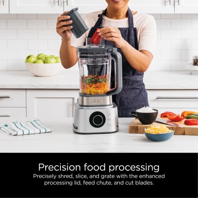 Ninja Foodi Power 3-in-1 Blender and Food Processor 1200W 4 Auto-iQ Presets, SS200