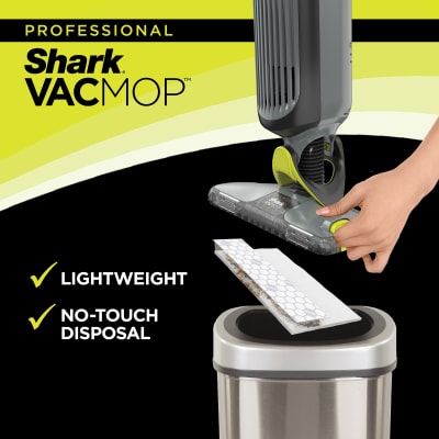 Shark Vacmop Disposable Hard Floor Vacuum & Mop Pad Refills 10-Count