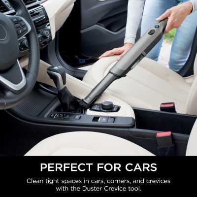 Cordless Handheld Vacuum for Car - Bagless and Lightweight, Gray