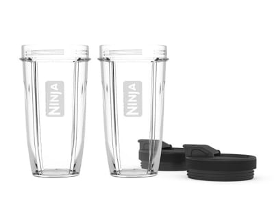Replacement 24oz Nutri Ninja Blender Cup with Sip & Seal Lid BL450 BL454  BL456