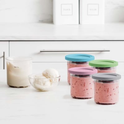 Ice Cream Pints Cup Ice Cream Containers With Lids For Ninja Creami Pints  For Nc301 Nc300 Nc299amz Series Ice Cream Maker Ice Maker Accessories -  Temu United Arab Emirates