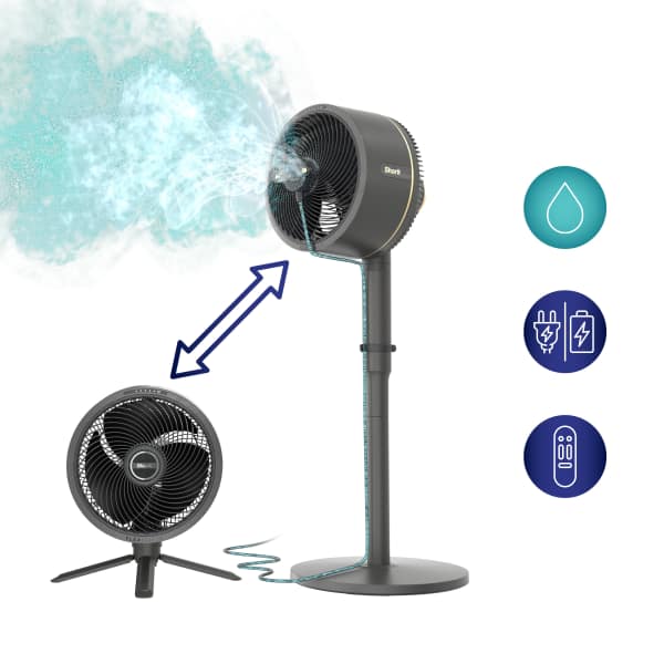 Shark FlexBreeze Fan With InstaCool Mist Attachment Shop All Shark FlexBreeze Fan With InstaCool Mist Attachment Shop All