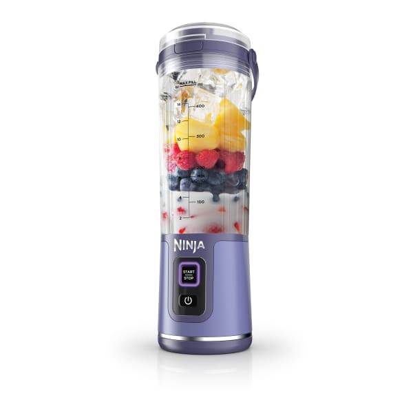 Ninja BLAST ポータブルブレンダー パープル NINJA Blast 18 oz. Single Speed Portable Blender for Shakes