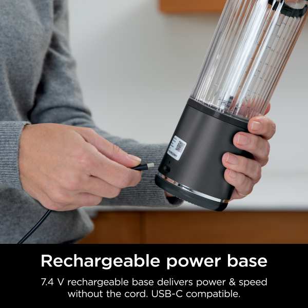 Ninja Blast BC151 ブラック ブレンダー Ninja Blast™ Portable Blender Metallic Black - Portable Blenders