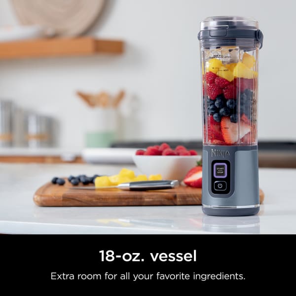 Ninja blast BC155/INV シルバー & ブルー Amazon.com: Ninja BC151NV Blast Portable Blender, Cordless