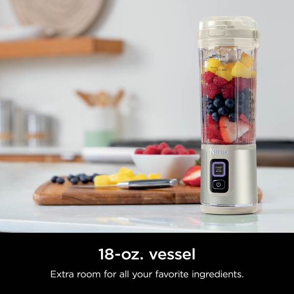 Ninja Blast™ Portable Blender Metallic Vanilla Bean