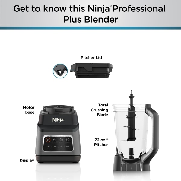 Ninja® Professional Plus Blender with Auto-iQ® Blenders Ninja® Professional Plus Blender with Auto-iQ® Blenders